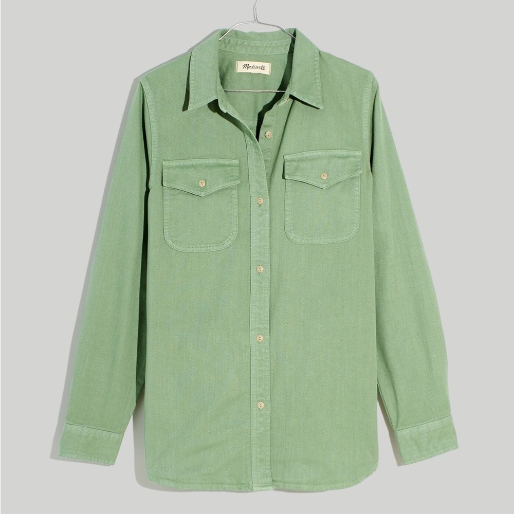 NWT Garment-Dyed Twill Shirt-Jacket
